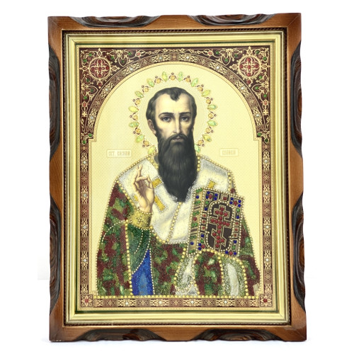 Икона свящ. Василий Большой 36х46