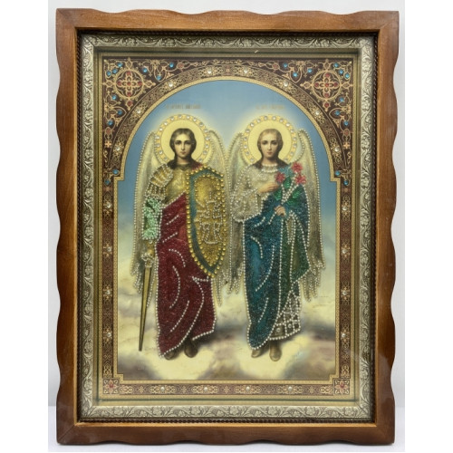 Икона св. арх Михаил и Гавриил 36х46см