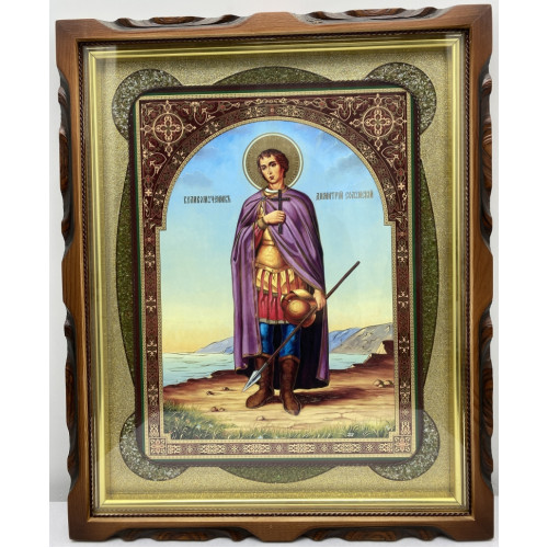 Икона св. вмч. Димитрий Солунский 44х54