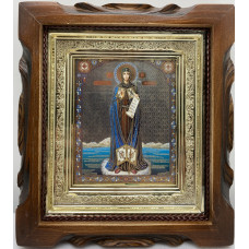 Икона Богородицы "Экономисса" 19х17