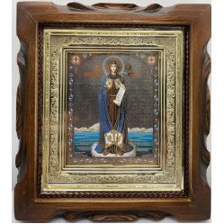 Икона Богородицы "Экономисса" 19х17