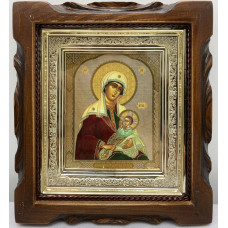 Икона Богородицы "Кормилица" 19х17
