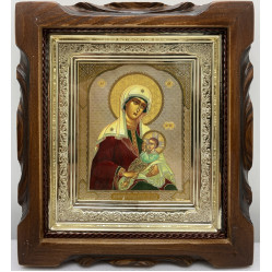 Икона Богородицы "Кормилица" 19х17