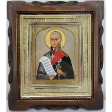 Икона св. пров. Феодор Ушаков 19х17