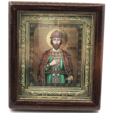 Икона свящ. кн. Игорь Черниговский 18,5х17