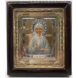 Икона свящ. блаж. Матрона 18,5х17