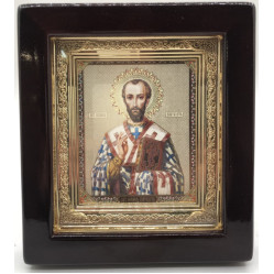 Икона свящ. Иоанн Златоуст 18,5х17