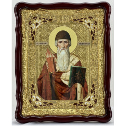 Икона свящ. Спиридон Тримифунтский 62х49