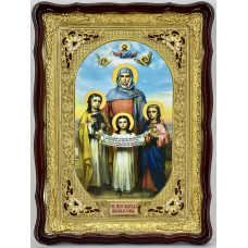 Икона свящ. Вера, Надежда, Любовь и их мать София 82х61