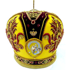 Митра "Огонек" желтая борд