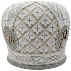 Митра "Византийская" Белая