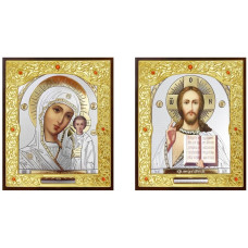Икона: "Винчающая пара" (греция) 18х21