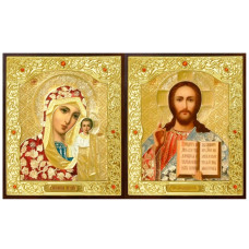 Икона: "Винчающая пара" (Софрино цвет.) 18х21