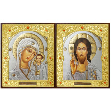 Значок на деревянной планшетке. "Винальная пара" (греция, византия) 18х21