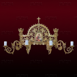 Бра на 4 свечи с иконкой (№78)