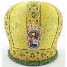 Митра "Пришивной квасцы" парча