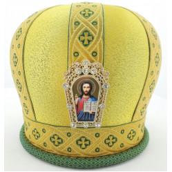 Митра "Пришивной квасцы" парча
