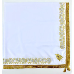 Накидка "Круг", с дешевой бахрамой