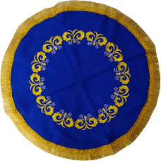 Накидка габардиновая круглая, синего цвета ф 60