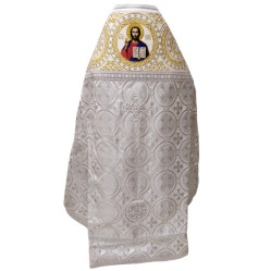 Облачение священника комбинировано из парчи "Киевский крест", с вышитым опличом, Вышивка "Круг"