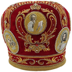 Митра "Корона" Красная