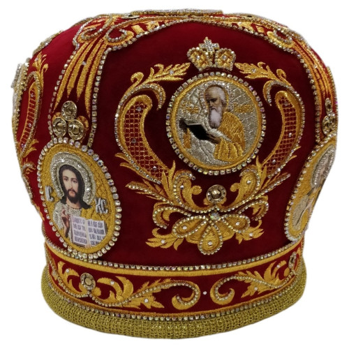 Митра "Корона" Красная