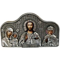 Автомобильный тройник (арка, металл.) 7х4см