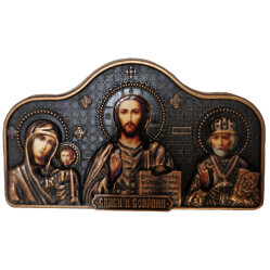 Автомобильный тройник (металл) бр. 7х4см