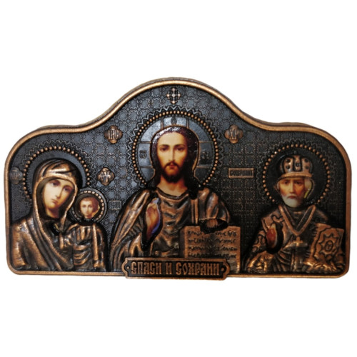 Автомобильный тройник (металл) бр. 7х4см