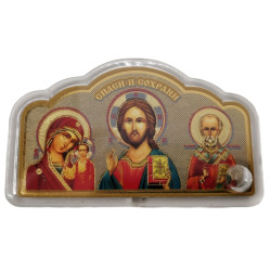 Автомобильный тройник Византия (оргстекло) 8х4,7см