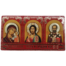 Автомобильный тройник, объемный (Византия) 11х6см