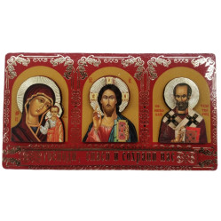 Автомобильный тройник, объемный (Византия) 11х6см