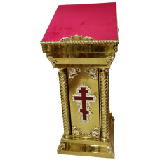 Аналой боковой (верх как прест.), 49х49см, (Высота 114-92см)