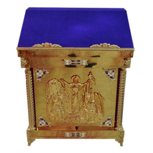 Аналой центральный (Воскресение), 90х60см, (Высота 116-94см)