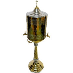 Водосвяточный бак, алюминий, ножка, 100л.