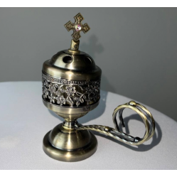 Кадильница металлическая "Виноград" (серебр.)
