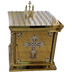 Панихидный стол 85х85 72св, высота 84см (большой крест)