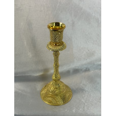 Подсвечник напрестольный зол.