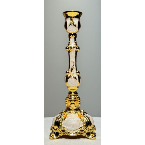 Подсвечник напрестольный бел. (кит.) 17х8см