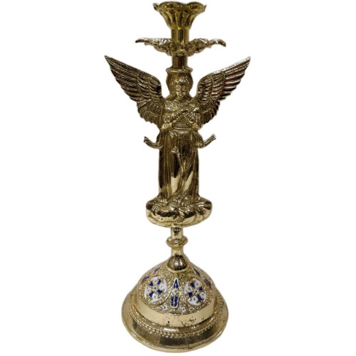 Подсвечник Ангел, алюминий, 36х15см №7 - 2 - 1