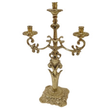 Подсвечник настольный, тройной, 31х19см №10 - 1