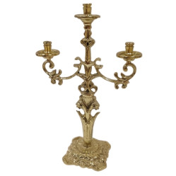 Подсвечник настольный, тройной, 31х19см №10 - 1