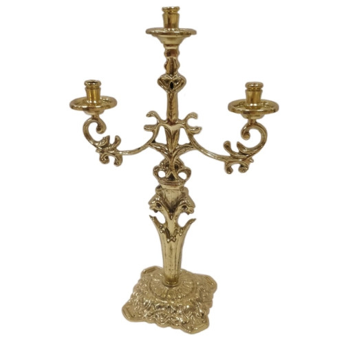 Подсвечник настольный, тройной, 31х19см №10 - 1