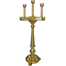 Подсвечник 82 свечи на три лампады №10-1
