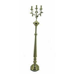 Подсвечник на 3св. №3 – 1 (лист. латунь)