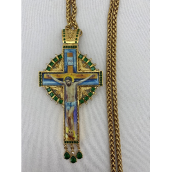 Крест наперсный 14х7 зол.
