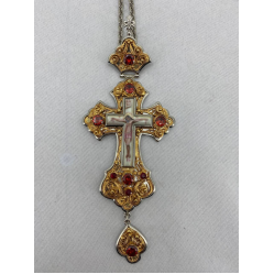 Крест наперсточный 16,5х7см комбинированный №1