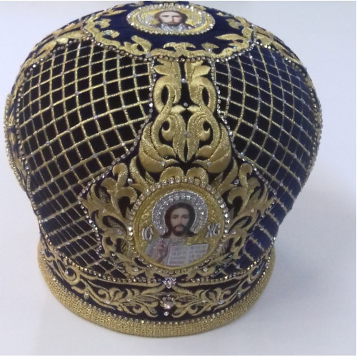 Митра "Сеть" синяя