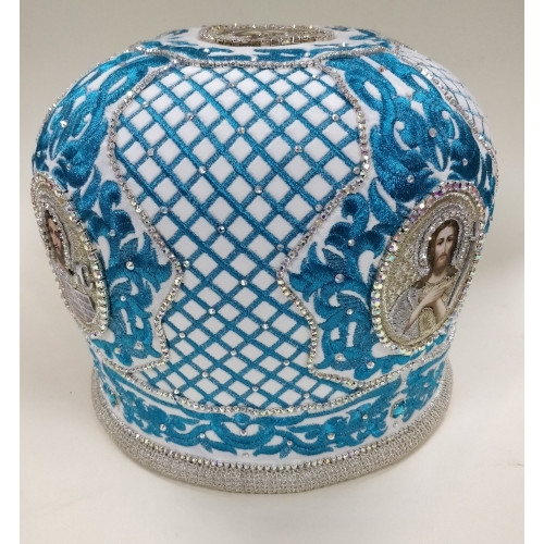 Митра "Сеть" белая