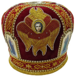 Митра "Херувим" красная